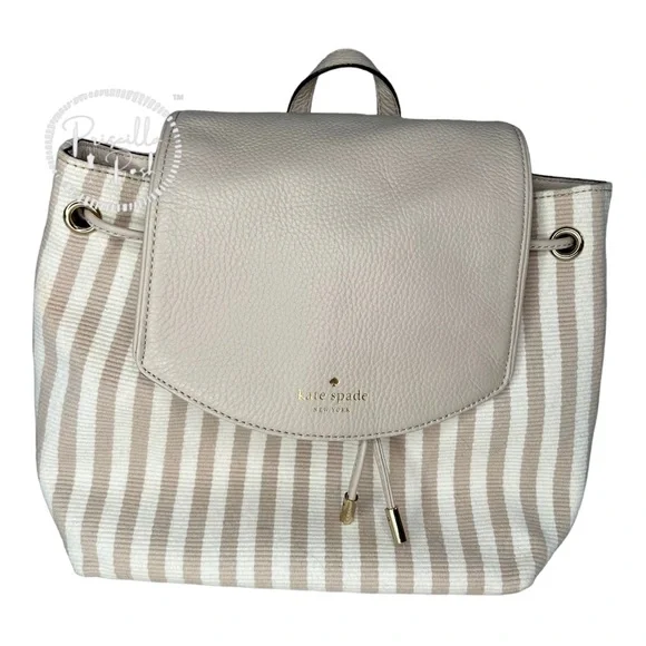 Kate Spade Mulberry Street Breezy Striped Backpack, Ottoman  display picture 3